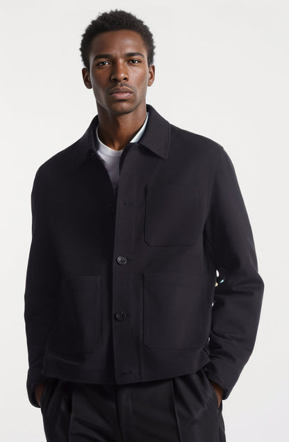 Herren Designerjacke Mit Taschen Modern Berlin Stil