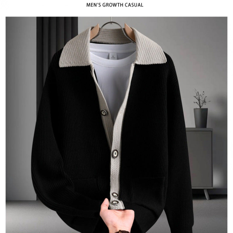 Damen Strickjacke Bequem Schnitt Mit Taschen