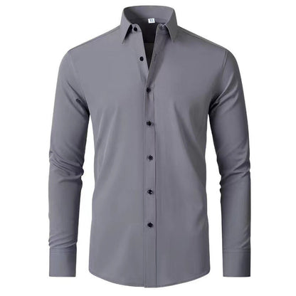 Herren Langarmhemd Slim Fit Elegantes Berlin Style