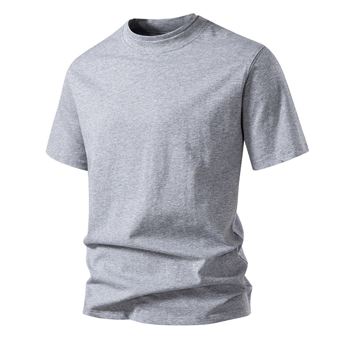 Herren Rundhals-Shirt aus Baumwolle Qualität Made