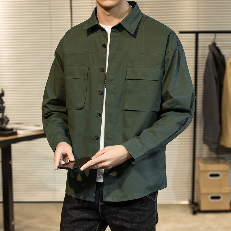 Herren Hemdjacke Robust mit Brusttaschen Outdoor Funktional