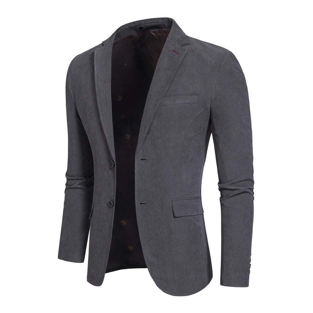 Herren Sakko Modern Weich Mikrofaser Slim Fit