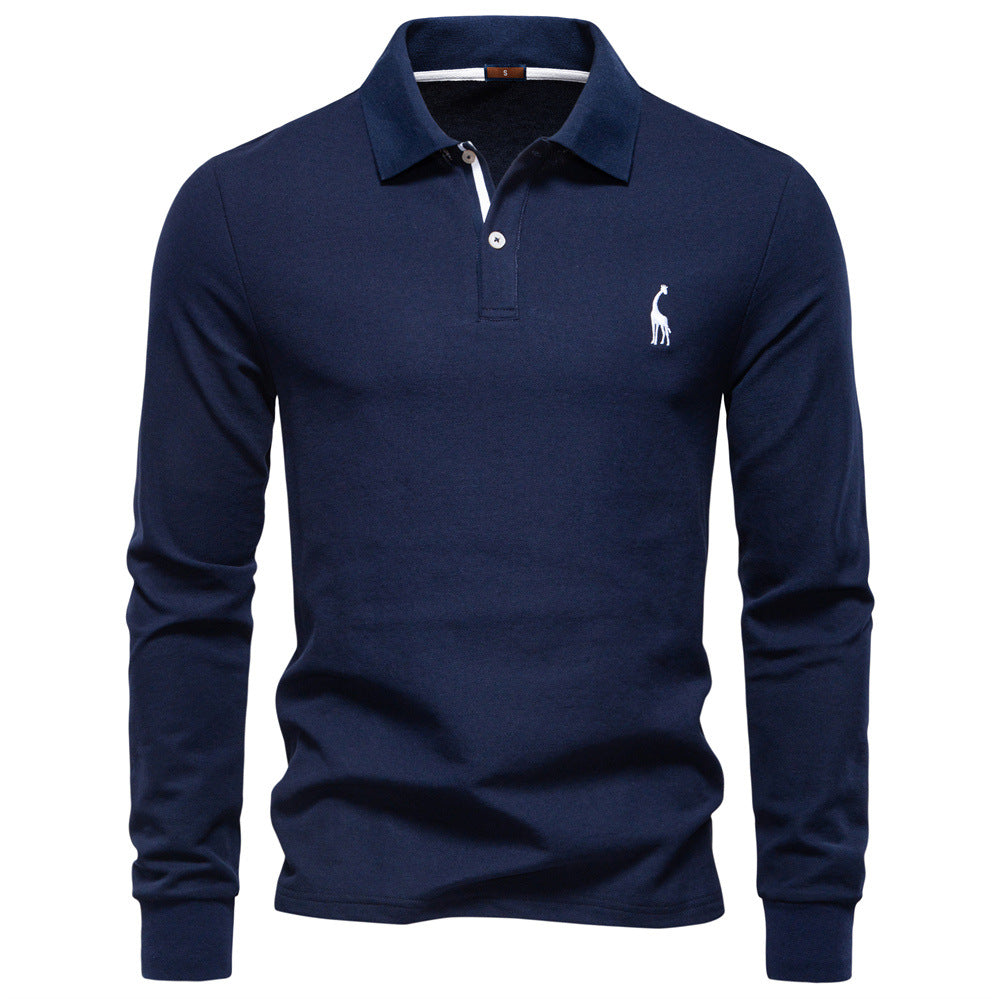 Herren Poloshirt Klassisch Modern Kontrastkragen