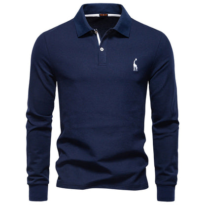 Herren Poloshirt Klassisch Modern Kontrastkragen