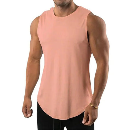 Herren Muskelshirt Atmungsaktiv Fitness Oberteil Sportlich