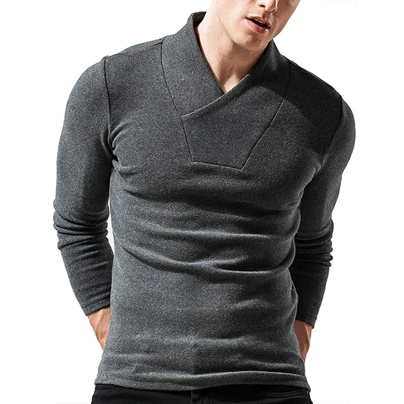 Herren Pullover Stehkragen Eleganter Style - BerlinGlamour