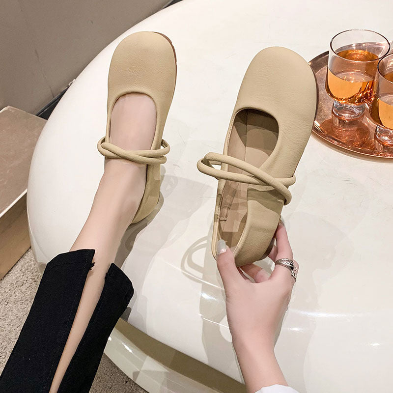 Damen Ballerinas Schuhe Elegantes Design mit Schleife - BerlinGlamour