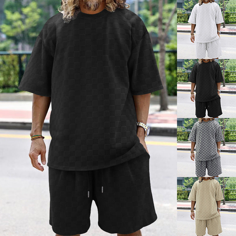 Herren Sportensemble Kariert Modern Streetwear - BerlinGlamour