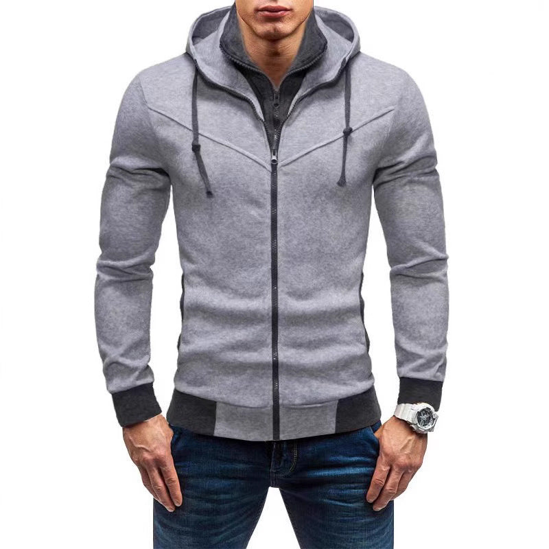Herren Sportjacke Kapuzenjacke Modern Slim Fit