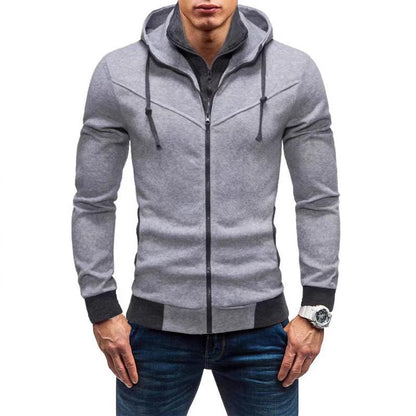 Herren Sportpullover Kapuzenpulli Hochwertig Reißverschluss