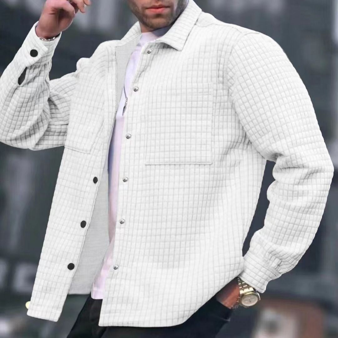 Herren Steppjacke Warm Gesteppt Winter
