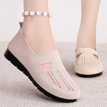 Damen Freizeitschuhe Atmungsaktiv Bequem Elastisch