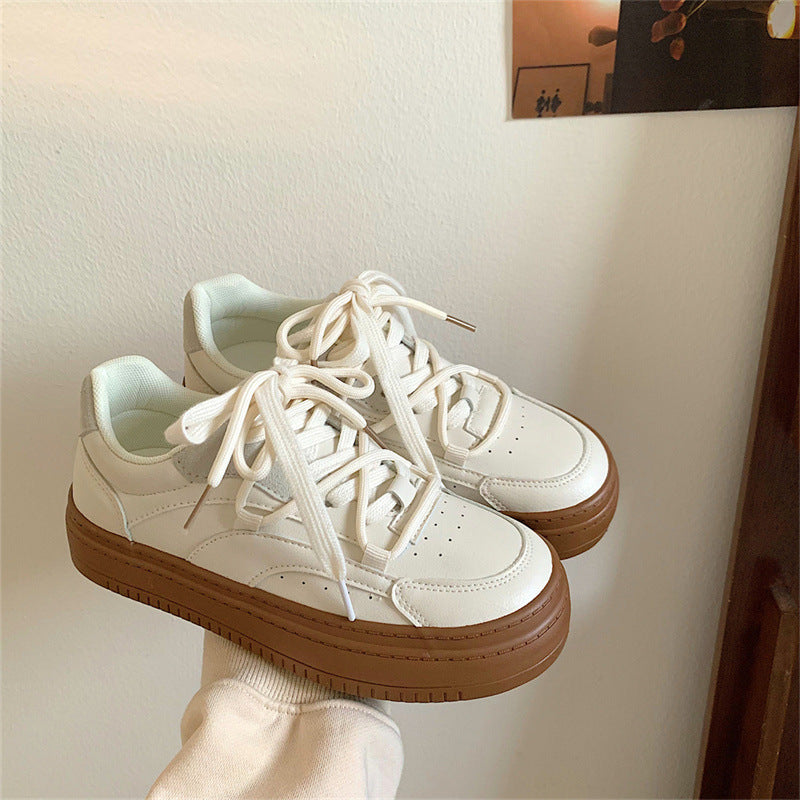 Damen Sneaker Plattformschuhe Bequem mit weicher Sohle