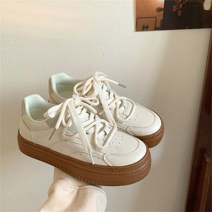 Damen Sneaker Plattformschuhe Bequem mit weicher Sohle