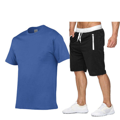 Herren Sportbekleidung Set: T-Shirt und Shorts Casual Style