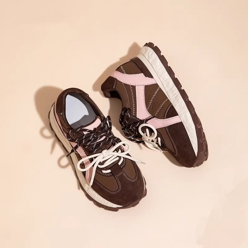Damen Sneaker Sportlich Weich Laufsohle Modisch