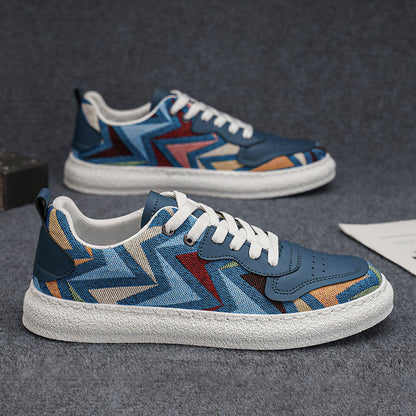 Damen Sneaker Geometrisch Moderne Laufsohle Robust