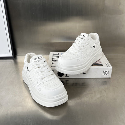 Damen Sneaker Hoch Plattform Atmungsaktiv Komfort