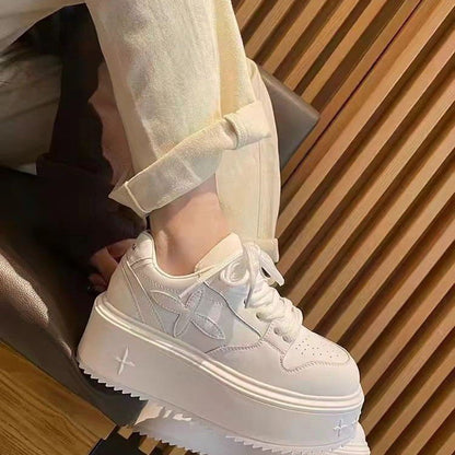Damen Plateau Sneaker Hoch Modern Komfortabel