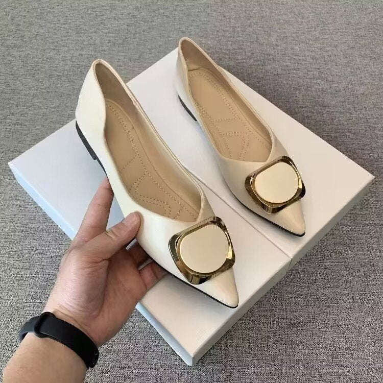 Elegante Damen Ballerinas mit Schmuckdetail Komfortabel