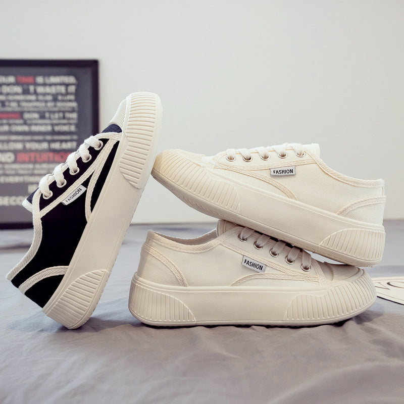 Damen Sneaker Sportlich Trendy Modisch Weiß