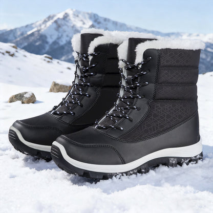 Damen Winterstiefel Warm Rutschfest Weich
