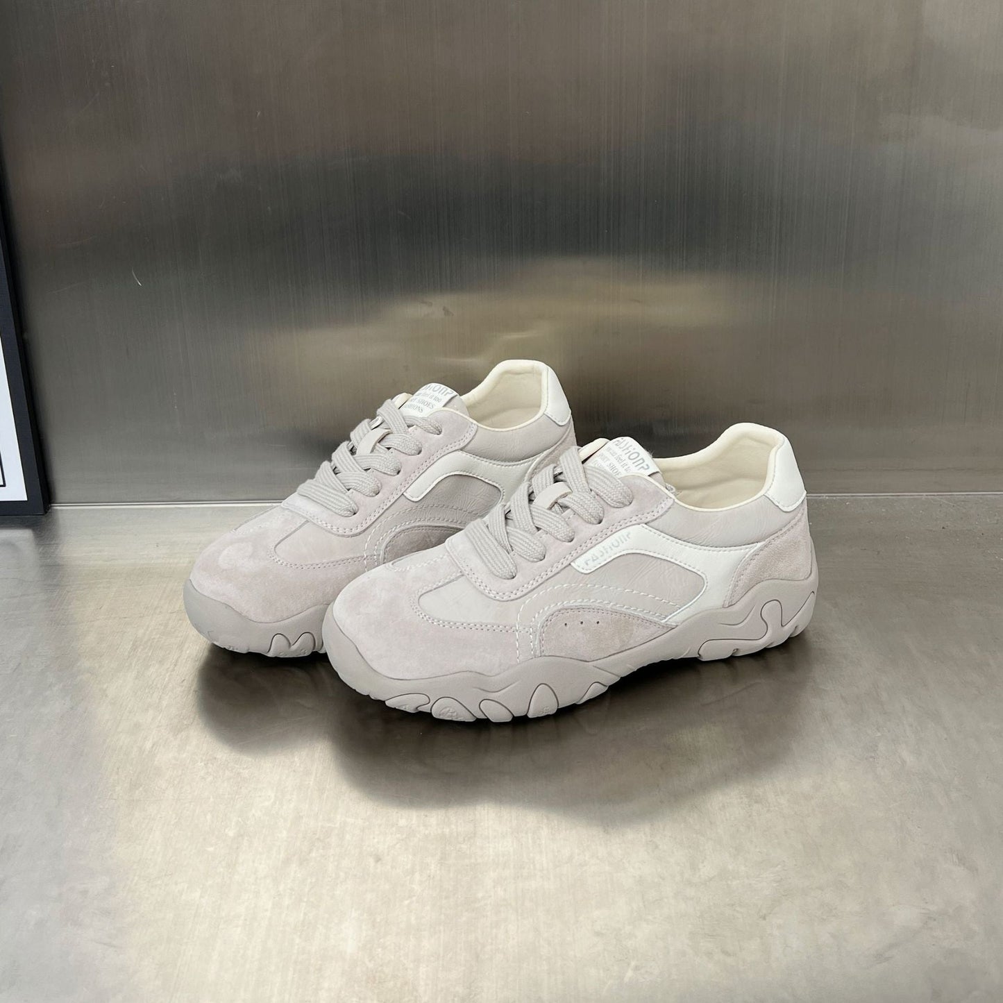 Damen Sneaker atmungsaktiv Laufsohle Stabil Mode