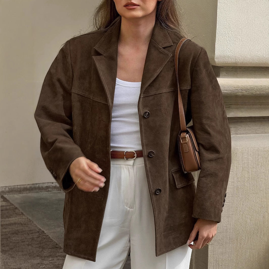 Damen Lederjacke Klassisch Schwarz - BerlinGlamour
