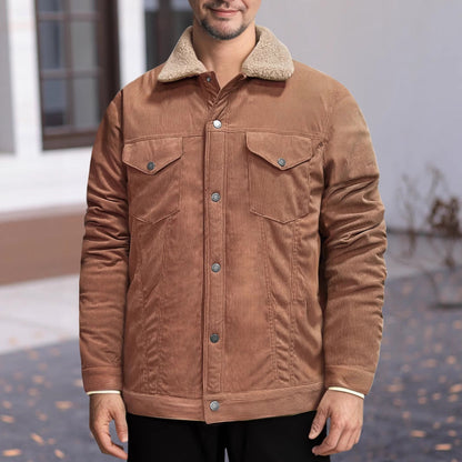 Herren Stoffjacke Elegant Schwarz Modern