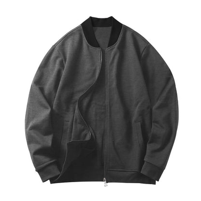 Herren Sweatjacke Sportlich Modern Stehkragen
