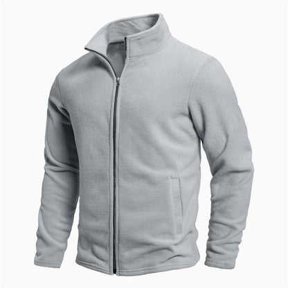 Herren Fleecejacke Warm mit Reißverschluss Hochkragen