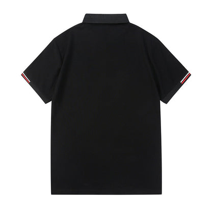 Herren Polo-Shirt Kontrastkragen Modern Sportlich