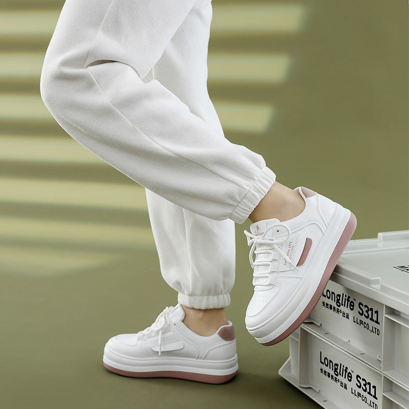 Damen Sneaker Sportlich Hoch High Heel Sneakers
