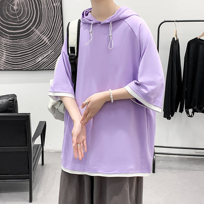 Herren Hoodie Oversized atmungsaktiv Kapuze