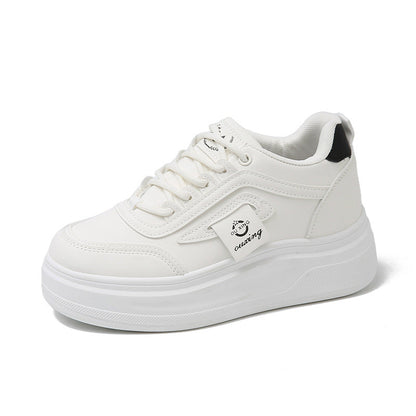 Damen Sneaker Sportlich Plateau Schuhe Modisch