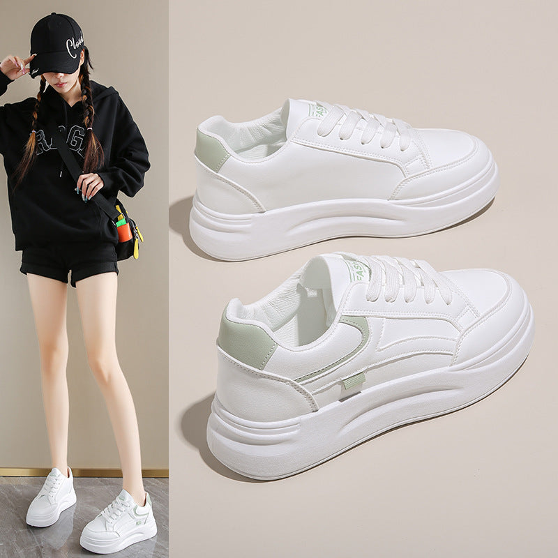 Damen Plateausneaker Hoch mit Weicher Sohle Moderne Design - BerlinGlamour