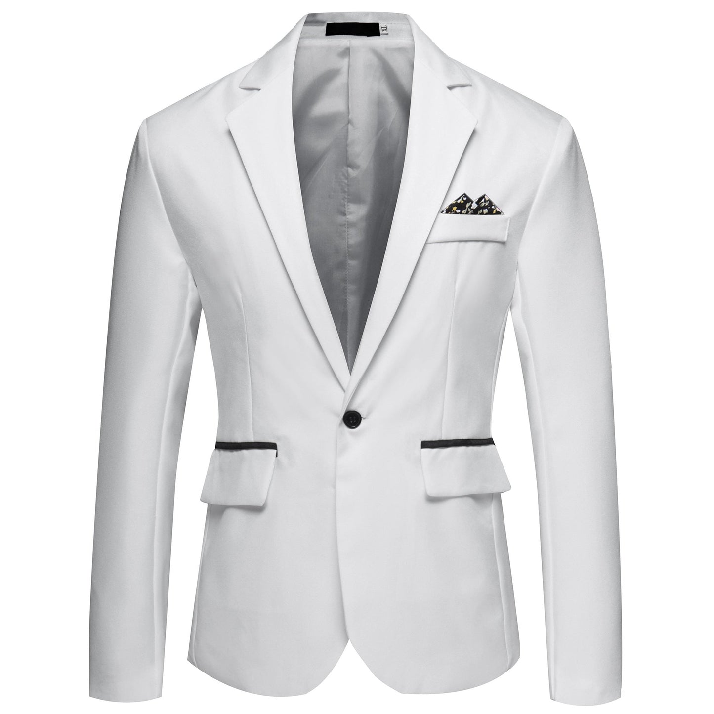 Herren Anzugjacke Modern Elegant Satiniert
