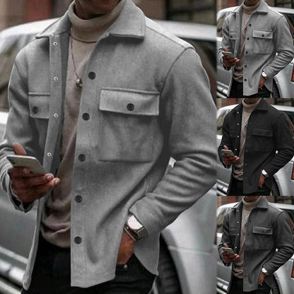 Herren Freizeitjacke Modern mit Taschen und Stylishem Look - BerlinGlamour