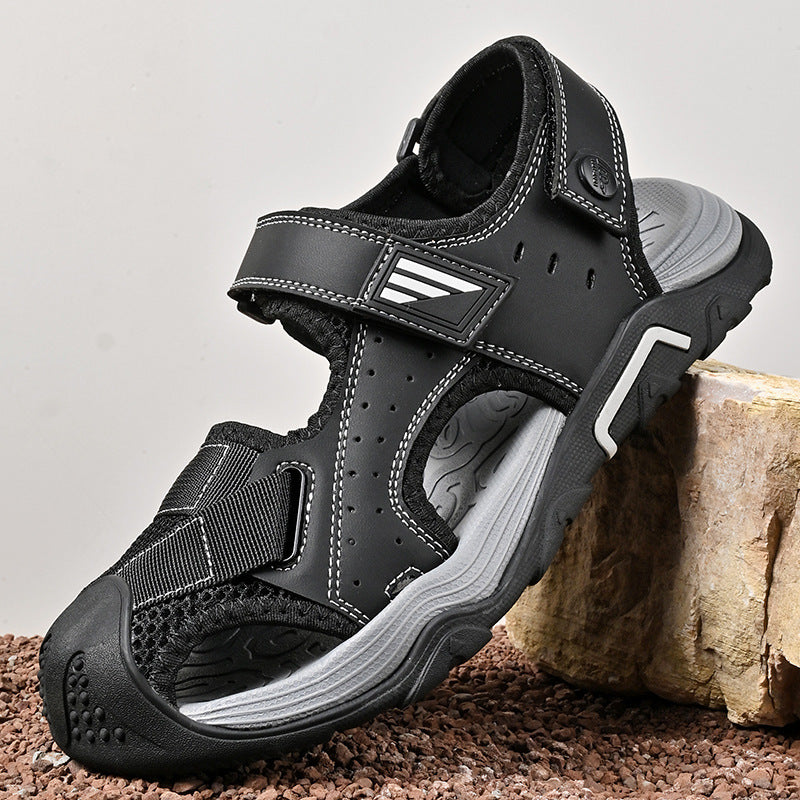 Herren Sandalen Leicht Atmungsaktiv Verstellbar Outdoor - BerlinGlamour