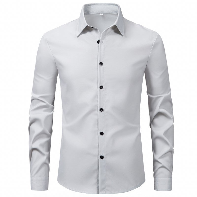 Herren Langarmhemd Elegant Modern Style