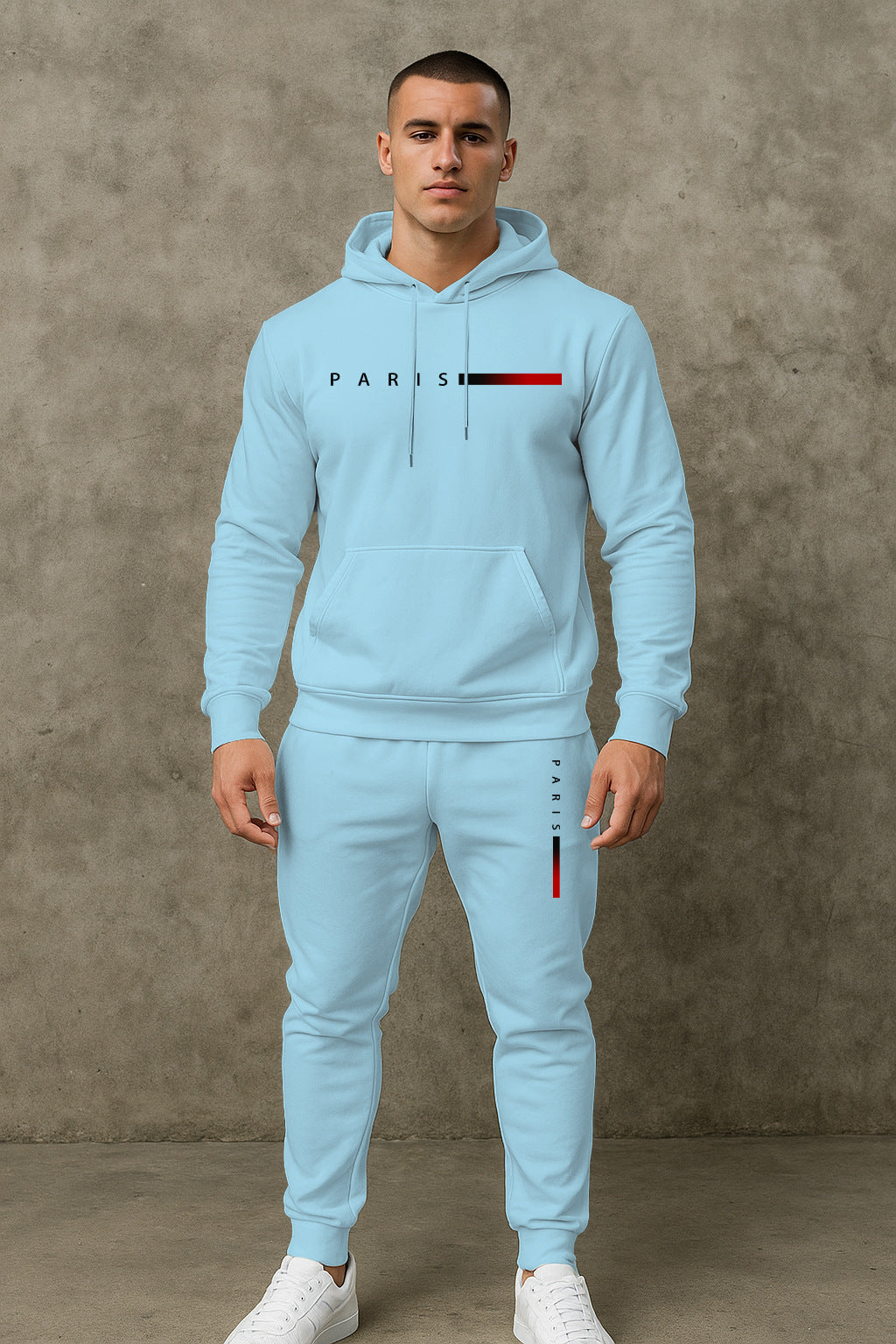 Sportlicher Hoodie Jogginghose Set Herren Training
