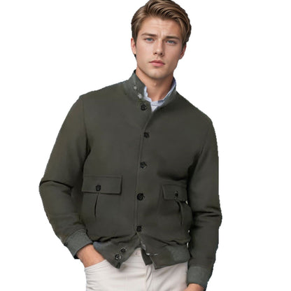 Herren Outdoorjacke Funktionell Mit Taschen Modern