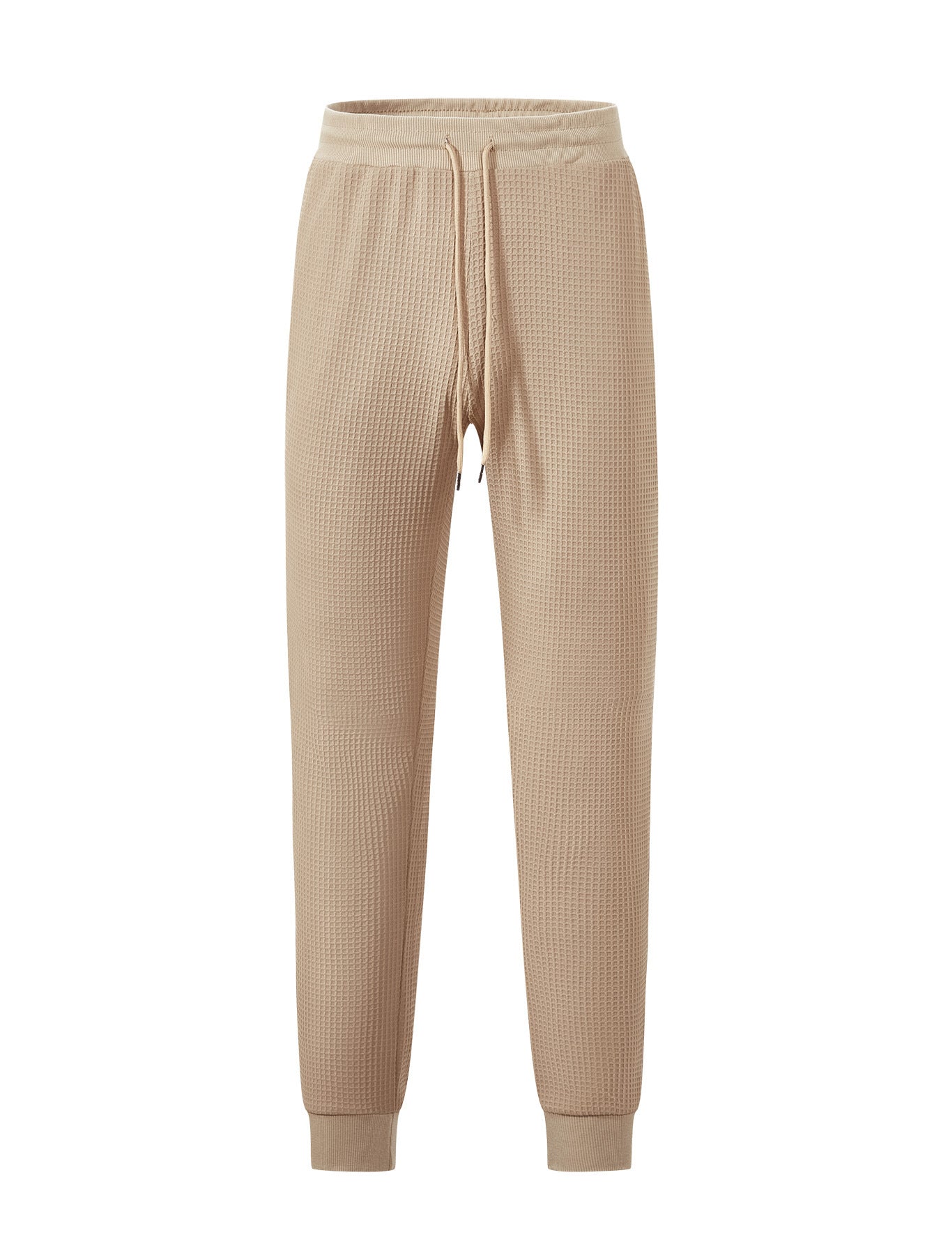 Bequeme Jogginghose Herren Waffelstruktur Grau Komfort