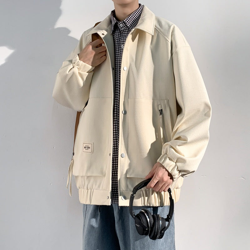 Herren Utility-Jacke Bequem Freizeitjacke Größe XL