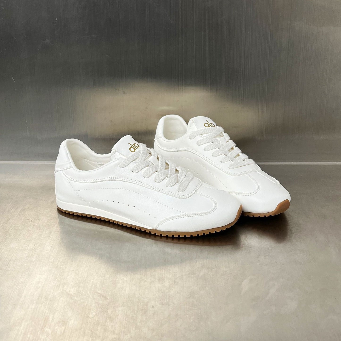 Damen Sneaker Sportlich atmungsaktiv Schwarz