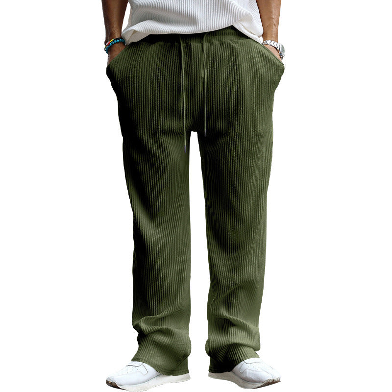 Herren Freizeithose Streifen Design Elastisch Bequem