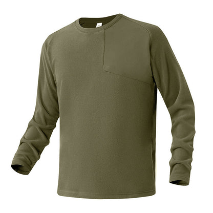 Herren Funktionsshirt Langarm mit Brusttasche Sportlich
