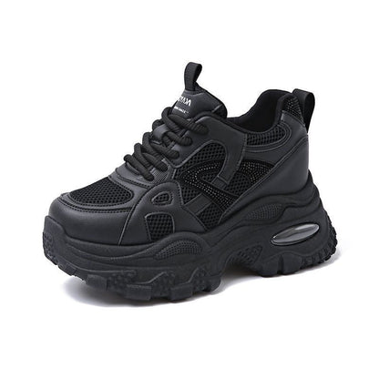 Damen Sneaker Sportliche Chunky Laufschuhe bequem