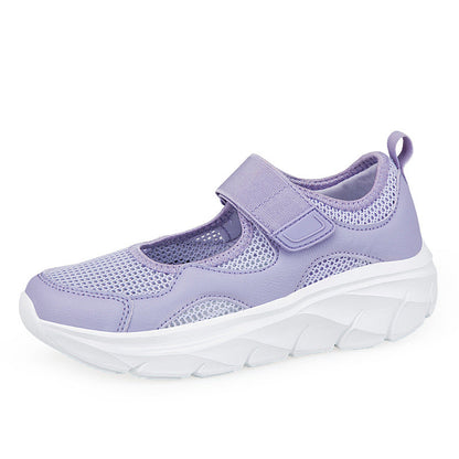 Damen Sneaker Atmungsaktiv Leicht Netzmaterial