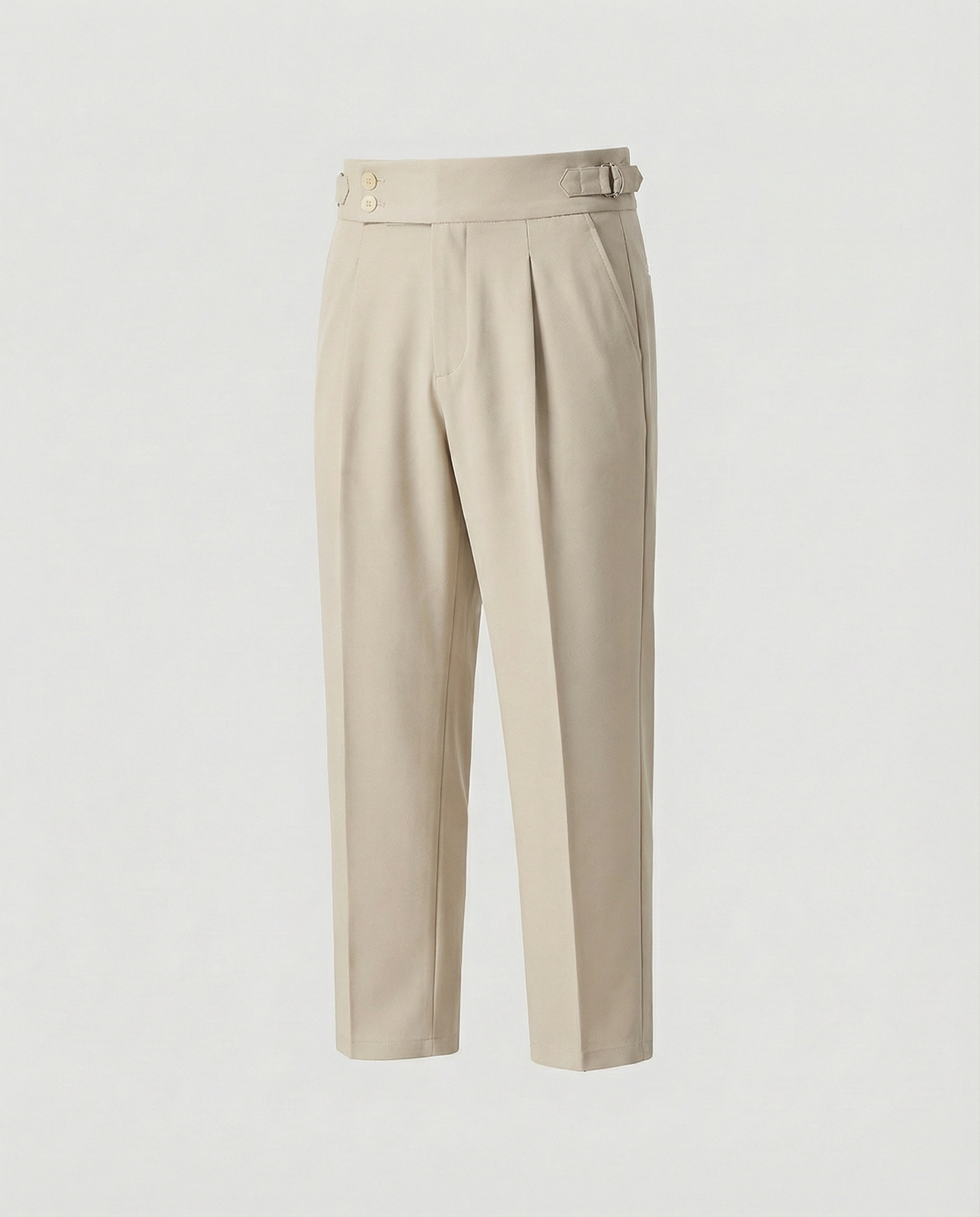 Herrenhose Elegant Bequem Hochtaillierter Bund